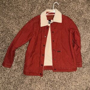 Wrangler orange Jacket with Sherpa lining